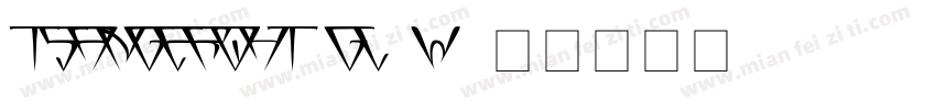 TSANGERQHT GL W字体转换